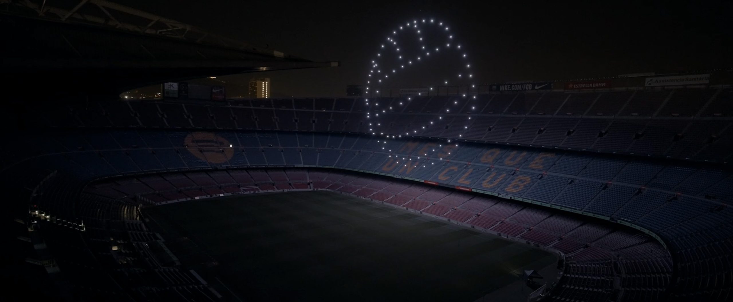 Drones a l&rsquo;Spotify Camp Nou,&nbsp;FC Barcelona